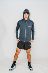 Sports Zipper Hoodie with Zipper Pockets