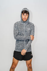 Sports Zipper Hoodie with Zipper Pockets